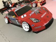 送料無料　1/10 日産　フェアレディZ Z33 ザナヴィ　レーシングカー　ラジコン　ボディ　タミヤ　TAMIYA NISSAN FAIRLADYZ XANAVI_画像1