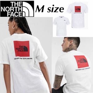 ザ ノースフェイス Tシャツ レッドボックス 半袖 NF0A2TX2 ロゴ バックロゴ ホワイト Mサイズ THE NORTH FACE SS RED BOX TEE 新品