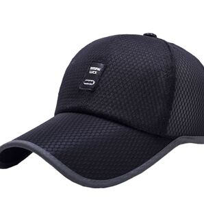 通気性抜群大活躍メッシュキャップ 帽子 黒野球帽 運動帽 メンズ帽子新品キャップ