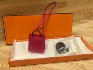 【新品】HERMES エルメス サック オランジュ バッグチャーム