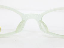 ∞【デッドストック】AMIPARIS GARCON アミパリ 眼鏡 メガネフレーム 652 50[]17-140 セル フルリム グリーン 日本製 MOREL モレル □H8_画像3