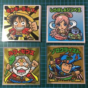 ビックリマン/ワンピースマンコレクターシール.新世界編.全24種フルコンプ.チョコカス拭き取り済み