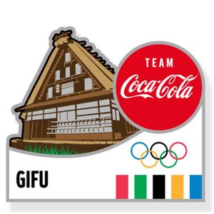コカ・コーラ 東京2020 ピンバッチ 岐阜県 オリンピック