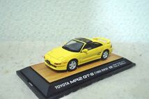 トヨタ MR2 GT-S (1993 SW20・Ⅲ型) 1/43 ミニカー イエロー_画像1