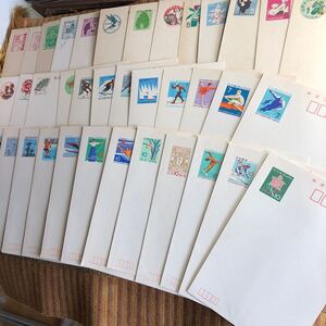 記念・特殊葉書37種 カタログ価11,860円 昭和23年〜43年の18種、昭和45年〜50年の17種が共に全て連続!