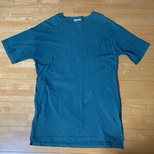 CLOSSHI クロッシー しまむら レディース ロングTシャツ 半袖 緑 綿 100% WOMEN サイズ M バスト79-87 身長154-162 中古品 美品 送料無料