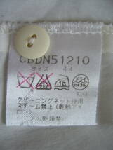 687-44♀：JIZZOclassico ジッツォ インターナショナル オーバーブラウス　ドレスシャツ　size.44　色.白　フォーマル エレガント_画像6