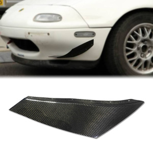 89-97 MX-5 MIATA NA カーボン フロントバンパー カナード 左右セット