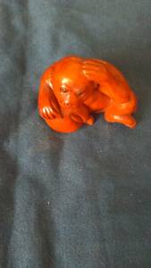 ★ root monkey netsuke ★