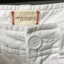 abercrombie＆fitch　アバクロ　ハーフパンツ　デニム　ホワイト　サイズ0　1500円より値下げ_画像4