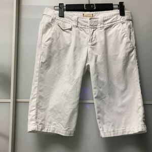 abercrombie＆fitch　アバクロ　ハーフパンツ　デニム　ホワイト　サイズ0　1500円より値下げ