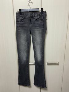 American Eagle アメリカンイーグル 　ストレッチ　スキニーデニム　　ブラック　0サイズ　1500円より値下げ