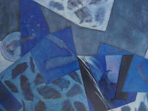 Art hand Auction Naoko-Ueno, Sombra azul, Libro de arte raro, Viene con un nuevo marco de alta calidad., En buena condición, envío gratis, Cuadro, Pintura al óleo, Pintura abstracta