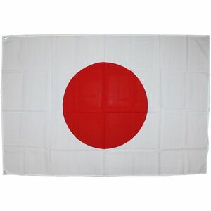 日の丸国旗(日本国旗) 綿100% 天竺 約90cm×約135cm