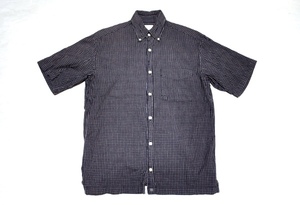 SALE ジェイクルー 半袖ボタンダウンチェックシャツ01 XS J.CREW