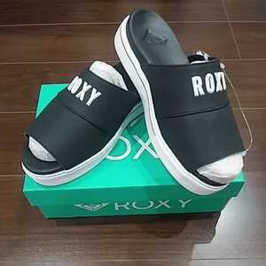 Редкий новый распродал Roxy Roxy Sandal Ladies Black 25㎝