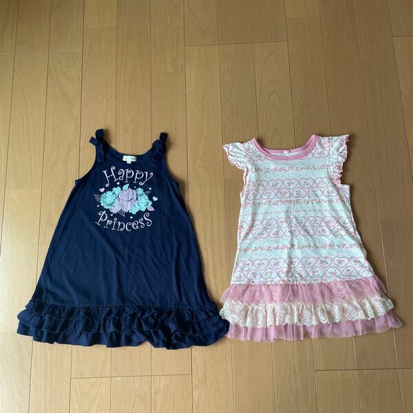 ワンピース　120㎝　2点セット　子ども服　キッズ　子どもワンピース　キッズワンピース