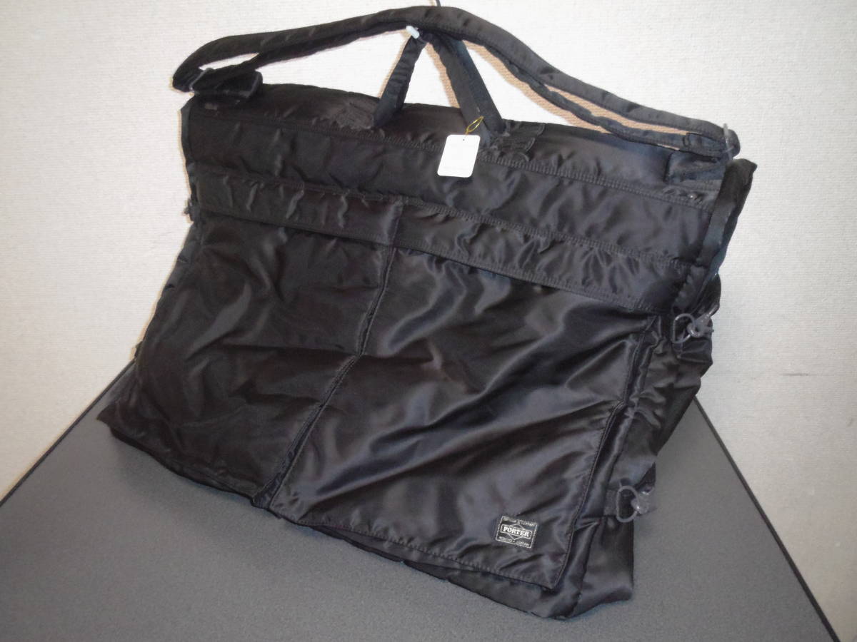 激レア】PORTER ポーター 2WAY 縦型 ショルダーバック ロゴ刻印 バッグ