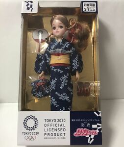 新品未開封★浴衣 リカちゃん 東京 2020 オリンピックエンブレム 公式ライセンス商品 タカラトミー フィギュア 人形 パラリンピック