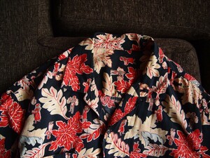 ALOHA.C.No.34* Nankoku manner ....* settled .. umbrella . beautiful aloha shirt * Papas papas men's prompt decision 