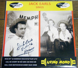 Jack Earls - Sings - 10インチ レコード/ 50s,ロカビリー,Rock Bop,Crawdad Hole,She Sure Can Rock Me,Call Me Shorty,Flip Flop And Fly