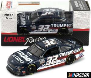 ＜新品・日本未発売品＞　NASCAR　♯32 Trump/Pence 2020　マスタング リミテッドエディション　1/64サイズ