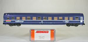 ARNOLD #3642 SNCB( Belgium National Railways ) MU type . push car TEN railtour specification 