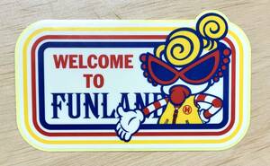 即決☆ヒスミニ☆正規品☆新品☆ステッカー☆シール☆FUNLAND☆限定☆ヒステリックミニ☆HYSTERIC MINI