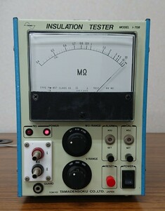 TAMADENSOKU 多摩電測 絶縁抵抗計 I-708 (No.A21)