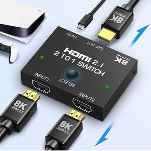 HDMI切替器 HDMI2.1 hdmi セレクター Ippinkan スイッチャー hdmi
