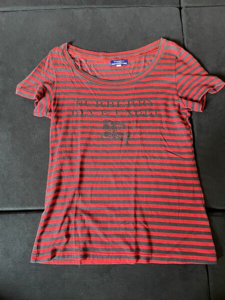 BURBERRY バーバリーブルーレーベルTシャツ カットソー ボーダートップス