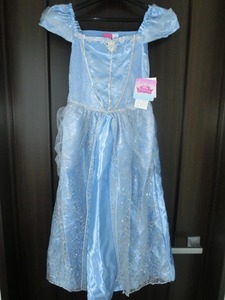 * unused *sinterela dress Disney 128cm 7~8 -years old tag attaching 