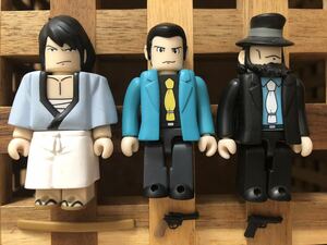  Kubrick /KUBRICK Lupin 3.kali male Toro. castle series 1 Lupin / Jigen Daisuke / Ishikawa Goemon (meti com toy * figure )