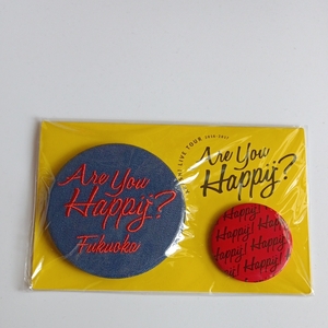 Are You Happy? 缶バッジ 会場限定 TOUR LIVE ARASHI 缶バッチ 限定グッズ 福岡 赤