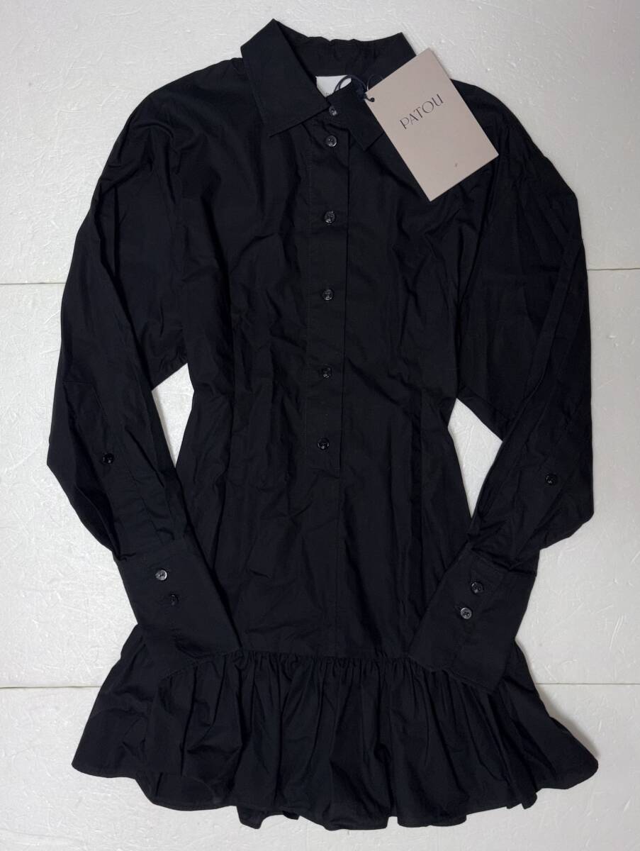 定価139000 新品 本物 Patou パトゥ フリルミニシャツドレス 34 DR1360017999B 1024