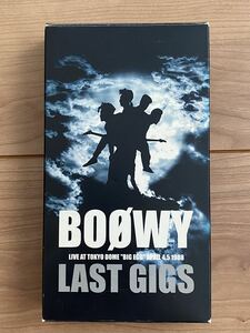 BOΦWY VHS ビデオ LAST GIGS BOOWY