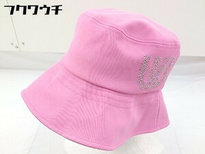 ◇ M・U SPORTS 装飾 バケット ハット 帽子ハット ピンク サイズ40 レディース 1109220012790