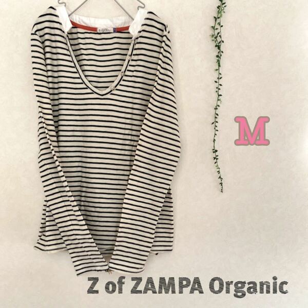 Z of ZAMPA Organic ボーダーカットソー