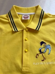 エドウィンゴルフ　EDWINGOLF　半袖シャツ　サイズＭ　状態良好！　黄色