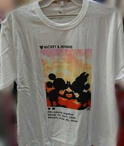 即決 ミッキーマウス メンズTシャツ【3L】新品タグ付き Mickey Mouse ディズニー