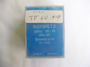 SCHMETZ sewing machine needle 10ps.@TV64 #14 26:30 Nm9C B-64 SY7045