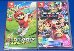 新品未開封 マリオゴルフ スーパーラッシュ マリオカート8デラックス
