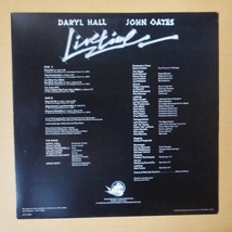 DARYL HALL / JOHN OATES 「LIVETIME」米ORIG [初回AFL規格黒RCA] ステッカー有シュリンク美品_画像3