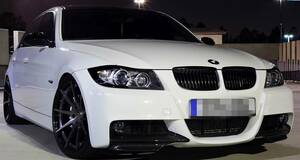 ★BMW E90 E91 前期 Mスポーツ カーボン フロント スポイラー 2005-2008《左右ワンセット》☆