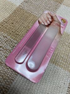 ガラス製のコンパクトネイルファイル 専用ケース付き