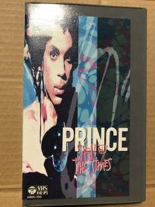 VHS[ Prince autograph *ob* The * time z]PRINCE SIGN OF THE TIMES