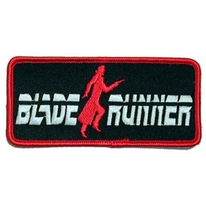  blade Runner title Logo embroidery patch 