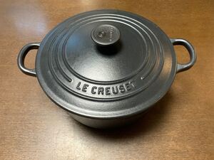 LE CREUSET ルクルーゼ ココットロンド 22cm マットブラック