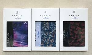 LANVIN en Bleu ランバン オン ブルー ボクサーパンツ Ｍサイズ 日本製 3枚セット ☆送料無料