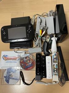 任天堂 WiiU Wii セット すぐに遊べる スプラトゥーン マリオカート8 ドラゴンクエスト等ソフト5本
